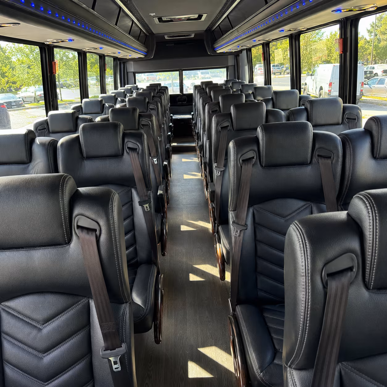 35 passenger minibus interior